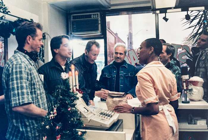 Eagles owner Jeff Lurie plays a diner patron alongside Tony Danza in The Garbage Picking Field Goal Kicking Philadelphia Phenomenon